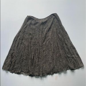 Silk A-Line Skirt